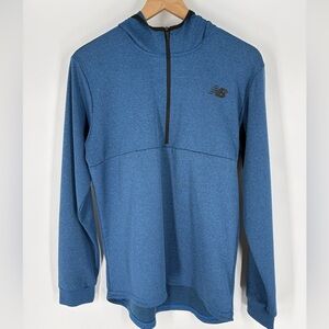 New Balance Striped Blue Pullover
